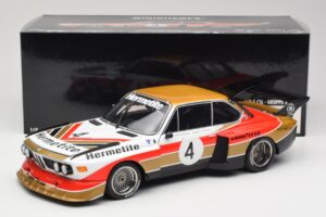 BMW 3.5 CSL E9 Gruppe 5 #4 J. Fitzpatrick / T. Walkinshaw Silverstone Winner 1976 Minichamps 1:18 180762004 Metalli — kuva 8 / 8