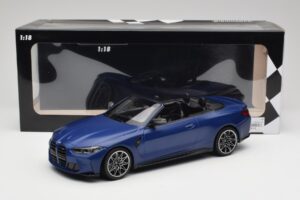 BMW M4 G82 Avoauto Frozen Portimao Blue Minichamps 1:18 155021030 Metalli — kuva 6 / 6