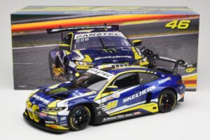 BMW M4 GT3 G82 #46 A. Farfus / V. Rossi Team WRT 24 Hours of Spa 2023 Minichamps 1:18 113232646 Metalli — kuva 8 / 8