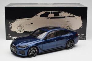 BMW i4 M50 G26 Portimao Blue Minichamps 1:18 110023012 Metalli — kuva 8 / 8