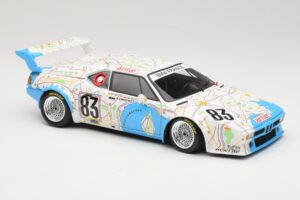 BMW M1 #83 D. Quester / D. Pironi / M. Mignot 24 Hours of Le Mans 1980 Minichamps 1:18 80430137893 Metalli — kuva 6 / 8