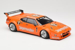 BMW M1 Auto Maass Jagermeister #1 B. König DRT Wunstorf 1982 Minichamps 1:18 155822901 Metalli — kuva 4 / 6