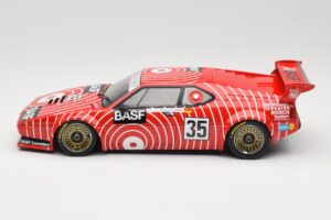 BMW M1 BASF GS Sport #35 H-J. Stuck / H. Heyer 6 Hours of Silverstone 1981 Minichamps 1:18 155812935 Metalli — kuva 3 / 6