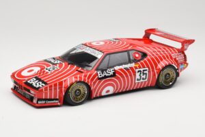 BMW M1 BASF GS Sport #35 H-J. Stuck / H. Heyer 6 Hours of Silverstone 1981 Minichamps 1:18 155812935 Metalli