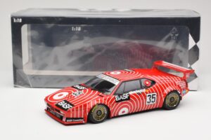 BMW M1 BASF GS Sport #35 H-J. Stuck / H. Heyer 6 Hours of Silverstone 1981 Minichamps 1:18 155812935 Metalli — kuva 6 / 6