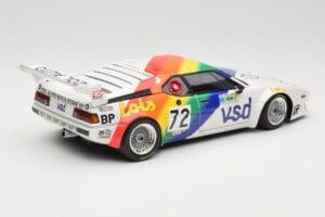 BMW M1 #72 BMW France Zol Auto B. Rousselot / J. Servanin 24 Hours of Le Mans 1981 Minichamps 1:18 180812972 Metalli — kuva 3 / 8