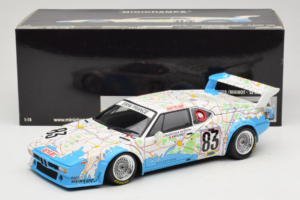 BMW M1 Carte de France #83 D. Pironi / D. Quester 24 Hours of Le Mans 1980 Minichamps 1:18 180802983 Metalli — kuva 8 / 8