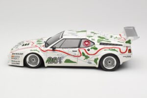 BMW M1 Procar #201 BMW Motorsport H. Stuck / N. Piquet 1000km Nürburgring 1980 Minichamps 1:18 180802901 Metalli — kuva 4 / 8
