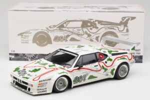 BMW M1 Procar #201 BMW Motorsport H. Stuck / N. Piquet 1000km Nürburgring 1980 Minichamps 1:18 180802901 Metalli — kuva 8 / 8