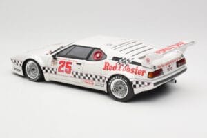 BMW M1 #25 Red Lobster D. Cowart / K. Miller LA Times GP Riverside 1981 Minichamps 1:18 180812925 Metalli — kuva 5 / 8