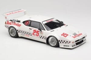 BMW M1 #25 Red Lobster D. Cowart / K. Miller LA Times GP Riverside 1981 Minichamps 1:18 180812925 Metalli — kuva 6 / 8