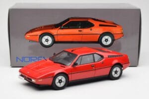 BMW M1 Punainen Norev 1:18 183220 Metalli — kuva 8 / 8