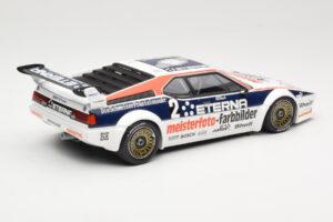 BMW M1 Schnitzer #2 H-J. Stuck Winner Deutsche Automobil Rennsport Trophy Zolder 1982 Minichamps 1:18 155822902 Metalli — kuva 2 / 6