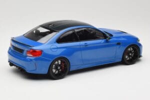 BMW M2 CS F87 Sininen Metallic Mustilla Vanteilla Minichamps 1:18 155021022 Metalli — kuva 2 / 6