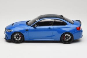 BMW M2 CS F87 Sininen Metallic Mustilla Vanteilla Minichamps 1:18 155021022 Metalli — kuva 5 / 6