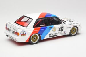 BMW M3 E30 #46 R. Ravaglia / E. Pirro WTCC Calder Park 1987 Minichamps 1:18 180872046-O Metalli — kuva 3 / 8