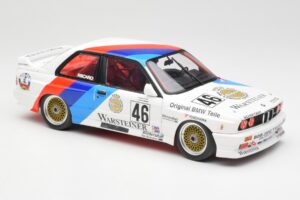 BMW M3 E30 #46 R. Ravaglia / E. Pirro WTCC Calder Park 1987 Minichamps 1:18 180872046-O Metalli — kuva 6 / 8