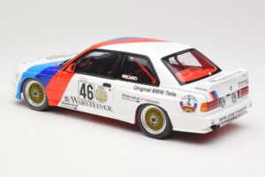 BMW M3 E30 #46 R. Ravaglia / E. Pirro WTCC Calder Park 1987 Minichamps 1:18 180872046-O Metalli — kuva 7 / 8