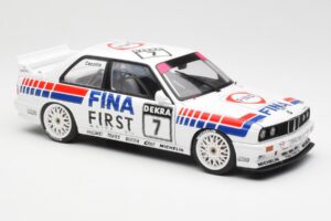 BMW M3 E30 #7 Fina J. Cecotto DTM 1992 AUTOart 1:18 89246 Metalli — kuva 5 / 7