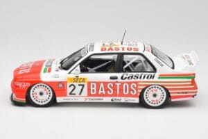 BMW M3 E30 #27 Bigazzi Team S. Soper / A. Hahne 4th Place 24 Hours of Spa 1990 Minichamps 1:18 155902027 Metalli — kuva 3 / 6