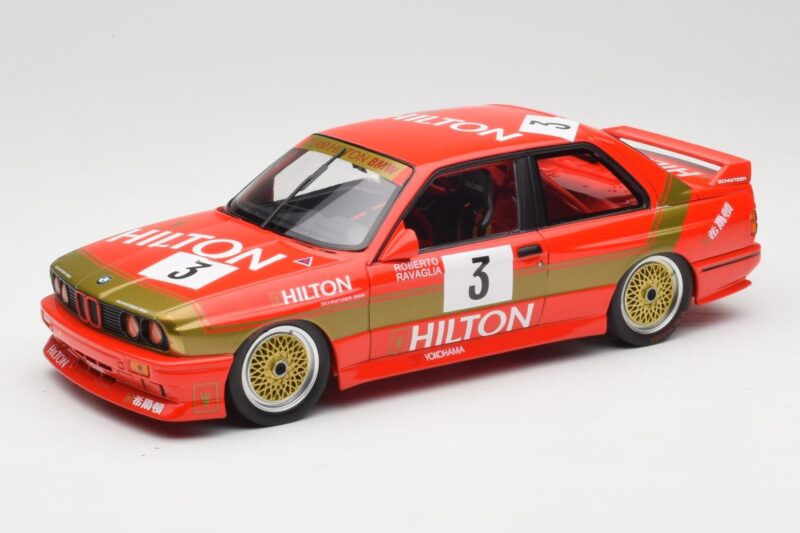 BMW M3 E30 #3 R. Ravaglia Winner Guia Race Macau 1987 Minichamps 1:18 155872003 Metalli