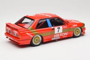 BMW M3 E30 #7 D. Quester 2nd Place Guia Race Macau 1987 Minichamps 1:18 155872007 Metalli — kuva 2 / 6