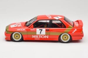 BMW M3 E30 #7 D. Quester 2nd Place Guia Race Macau 1987 Minichamps 1:18 155872007 Metalli — kuva 3 / 6