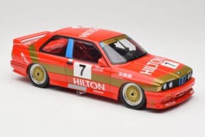 BMW M3 E30 #7 D. Quester 2nd Place Guia Race Macau 1987 Minichamps 1:18 155872007 Metalli — kuva 4 / 6