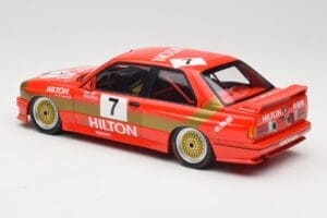 BMW M3 E30 #7 D. Quester 2nd Place Guia Race Macau 1987 Minichamps 1:18 155872007 Metalli — kuva 5 / 6