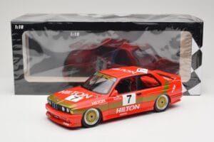 BMW M3 E30 #7 D. Quester 2nd Place Guia Race Macau 1987 Minichamps 1:18 155872007 Metalli — kuva 6 / 6