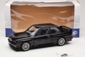 BMW M3 E30 Sport Evo Musta Solido 1:18 S1801501 Metalli — kuva 8 / 8