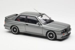 BMW M3 E30 Sport Evolution Cecotto Harmaa AUTOart 1:18 70567 Metalli — kuva 6 / 8