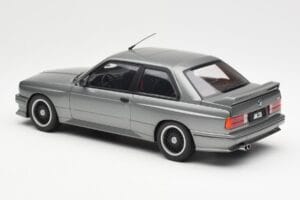 BMW M3 E30 Sport Evolution Cecotto Harmaa AUTOart 1:18 70567 Metalli — kuva 7 / 8