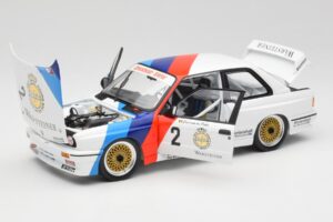 BMW M3 E30 #2 Warsteiner E. van de Poele DTM Champion 1987 Minichamps 1:18 80430396026-O Metalli — kuva 2 / 8