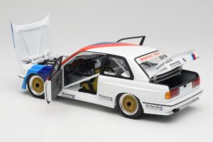 BMW M3 E30 #2 Warsteiner E. van de Poele DTM Champion 1987 Minichamps 1:18 80430396026-O Metalli — kuva 5 / 8
