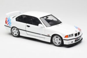 BMW M3 E36 Lightweight Valkoinen Solido 1:18 S1803903 Metalli — kuva 6 / 8