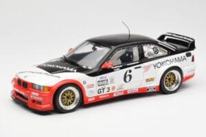 BMW M3 E36 GTR #0 B. Auberlen / M. Simo / P. Cunningham Daytona 24 Hours 1998 UT Models 1:18 39816 Metalli