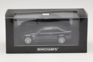 BMW M3 E46 Tummansininen Minichamps 1:43 80420009763-R1 Metalli — kuva 4 / 4