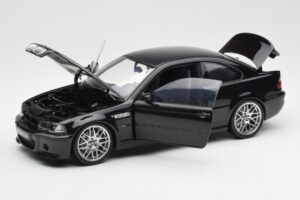 BMW M3 E46 CSL Musta Kyosho 1:18 80430302736 Metalli — kuva 2 / 8