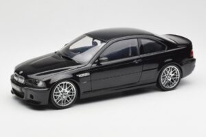 BMW M3 E46 CSL Musta Kyosho 1:18 80430302736 Metalli