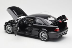 BMW M3 E46 CSL Musta Kyosho 1:18 80430302736 Metalli — kuva 5 / 8