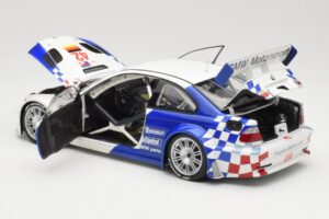 BMW M3 E46 GTR #42 J. Muller / J.J. Lehto ALMS 2001 Minichamps 1:18 80430139183 Metalli — kuva 5 / 8