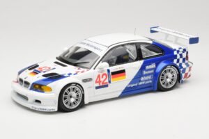 BMW M3 E46 GTR #42 J. Lehto / J. Muller ELMS 2001 Minichamps 1:18 100012192 Metalli