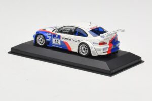 BMW M3 E46 GTR #42 P. Muller / J. Muller / H-J. Stuck / P. Lamy ADAC 24h Nurburgring 2004 Minichamps 1:43 BMW001 Metalli — kuva 3 / 4