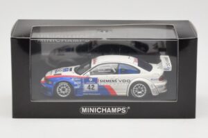 BMW M3 E46 GTR #42 P. Muller / J. Muller / H-J. Stuck / P. Lamy ADAC 24h Nurburgring 2004 Minichamps 1:43 BMW001 Metalli — kuva 4 / 4