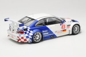 BMW M3 E46 GTR #43 D. Muller ALMS 2001 Minichamps 1:18 100012143 Metalli — kuva 3 / 8