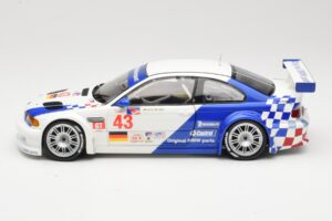 BMW M3 E46 GTR #43 D. Muller ALMS 2001 Minichamps 1:18 100012143 Metalli — kuva 4 / 8