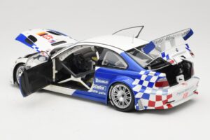 BMW M3 E46 GTR #43 D. Muller ALMS 2001 Minichamps 1:18 100012143 Metalli — kuva 5 / 8