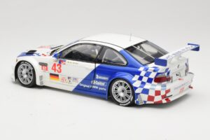 BMW M3 E46 GTR #43 D. Muller ALMS 2001 Minichamps 1:18 100012143 Metalli — kuva 7 / 8