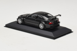 BMW M3 E46 GTR Street Musta Minichamps 1:43 BMW020 Metalli — kuva 3 / 5